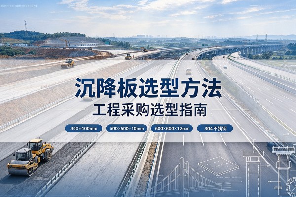 丁青沉降板选择方法