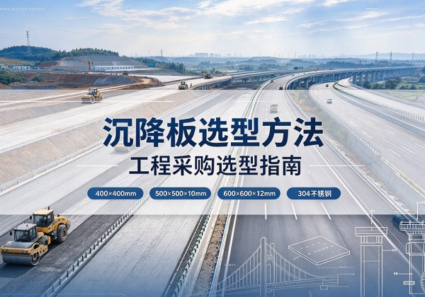 丁青沉降板选择方法